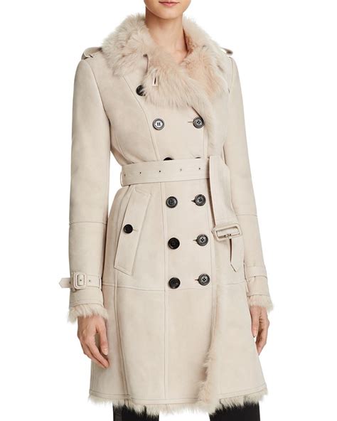 burberry london coat toddingwall shearling trench|Burberry trench coat women.